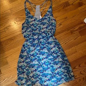 multicolored floral dress. Gently used!